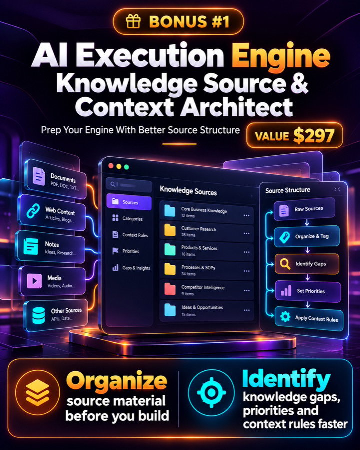 Bonus #1: AI Execution Engine Knowledge Source & Context Architect