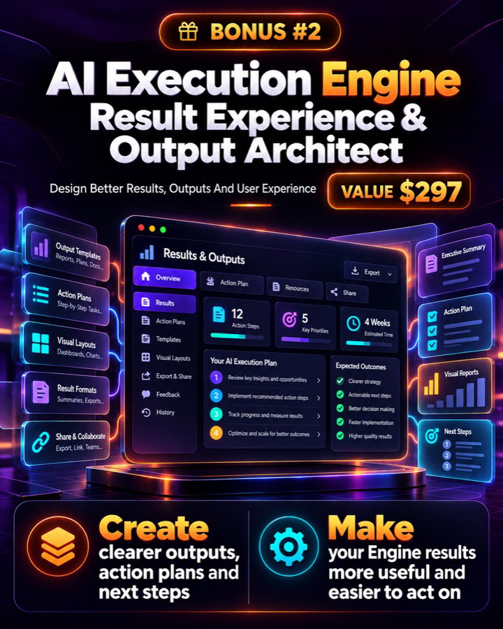 Bonus #2: AI Execution Engine Result Experience & Output Architect